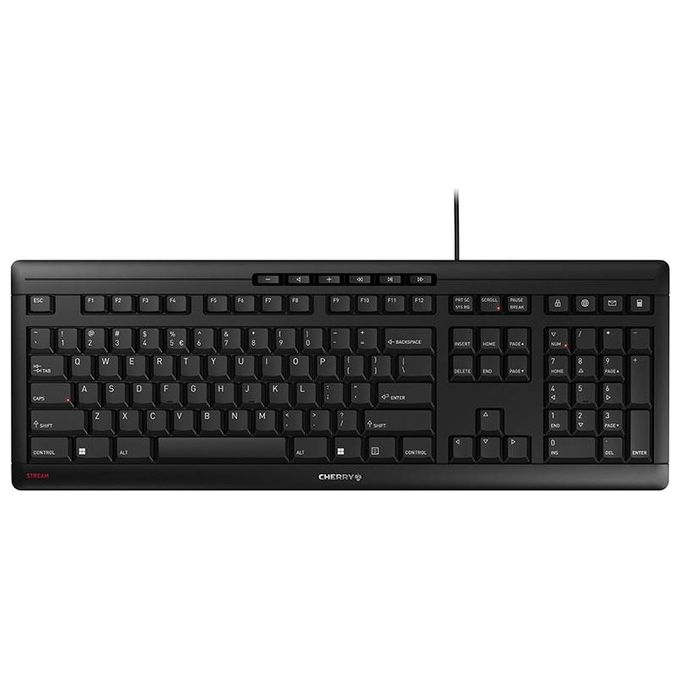 Image of Cherry STREAM Tastiera USB QWERTY Inglese US Nero