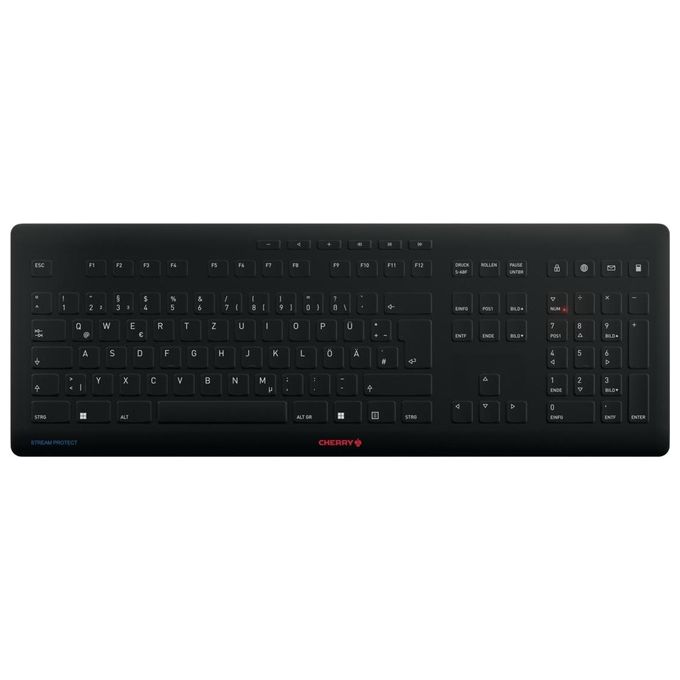 Image of Cherry Stream Tastiera Wireless A Rf Usb Qwertz Tedesco Nero