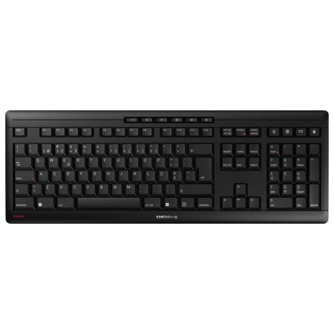 Cherry JK-8550PO-2 Tastiera Wireless QWERTY (Nero)