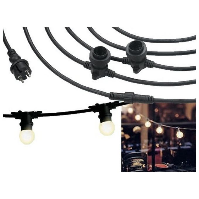 Chiaro di Luna Catena di Luci Via Lattea con 10 Portalampade