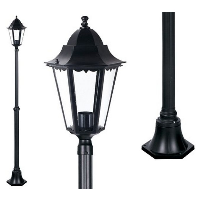 Chiaro di Luna Lampione Minerva 1 Luce su Palo