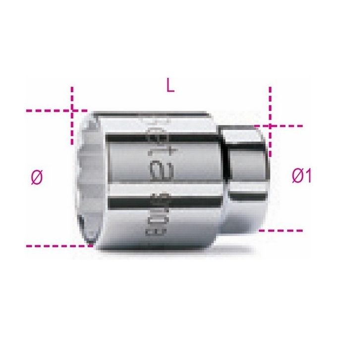 Chiave Bussola Poligonale 3-8 Mm 14