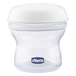 Chicco 00002257200000 Contenitore per la Conservazione del Latte Materno Inclusa Tettarella in Silicone Colore:Bianco