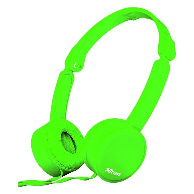 Trust Nano Foldable Headphones - Green 