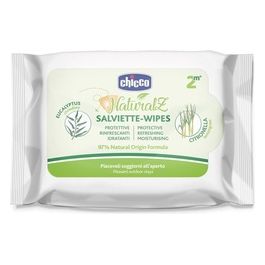 Chicco Antizanzare Naturalz Salviettine Monouso Tripla Azione 20 Pezzi