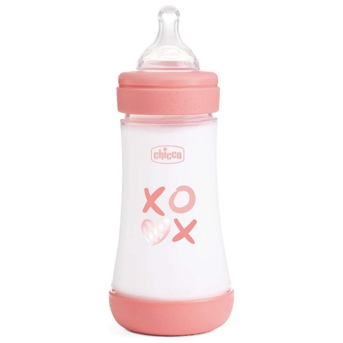 Image of Chicco Biberon Flusso Medio 2m Perfect 5 Rosa