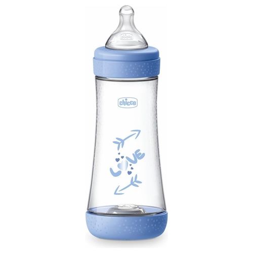 Biberon Flusso Veloce 4m Perfect 5 Azzurro