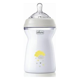 Biberon Natural Feeling Anticolica 6 Mesi da 330ml Grigio