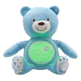 Chicco Morbido Pupazzo Proiettore con Spettacolari Effetti Luminosi e Rilassanti Melodie: 100% Soffice e da Coccolare, con Parti in Plastica Morbida. Proiezione con Cambio Automatico del Colore Della Luce. 3 Effetti Luminosi per Diversi Livelli di Relax: 