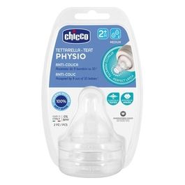 Chicco Perfect 5 Tettarella 2+ Mesi 2 Fori 2 Pezzi Trasparente