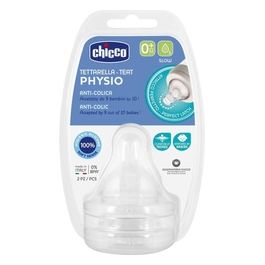 Chicco Perfect 5 Tettarella 0+ Mesi 1 Foro 2 Pezzi Trasparente