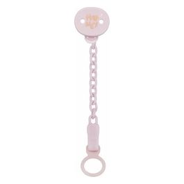 Porta Succhietto Clip con Catenella Rosa