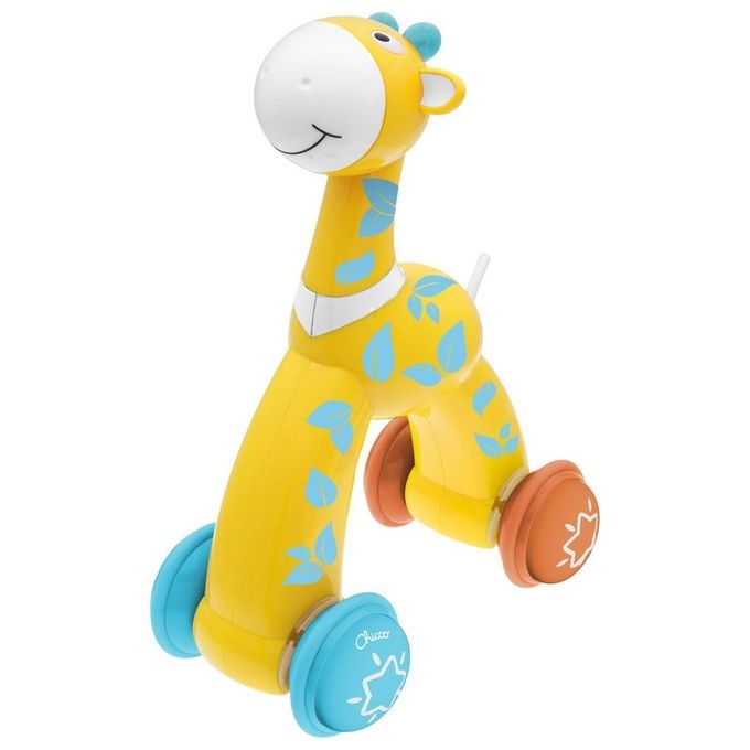 Image of Chicco Prime Attivita' Baby Sense e Focus Gioco Giraffa Spingi e Vai
