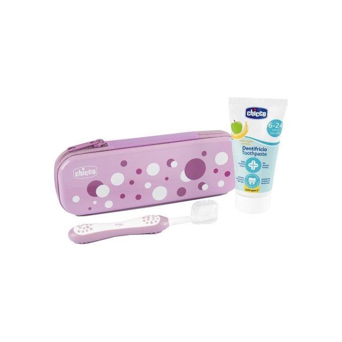 Chicco Set Igiene Orale 6m Lilla