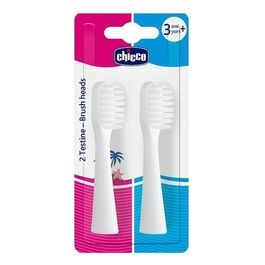 Chicco Spazzolino Denti Set 2 Testine Ricambio