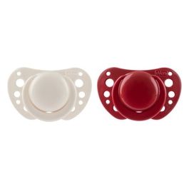 Succhietto 6-16 Mesi Physioforma Air Bianco e Rosso