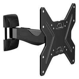 Supporto Monitor Elbis200 Nero Montaggio a Parete con Doppio Snodo per Regolazione Flessibile