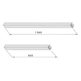 Cisa 07081060 Aste Verticali Collegamento Scrocchi Pvd Inox Satinato