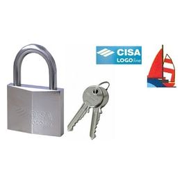 21710400 Lucchetto Ad Arco Inox Mm 40 Chiave Piatta Cifratura Kd