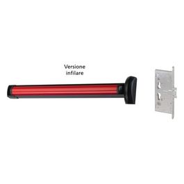 59711000Fr Maniglione Antipanico Fast Touch Laterale Per Porte Tagliafuoco Mm 1200 Quadro 89 Rosso
