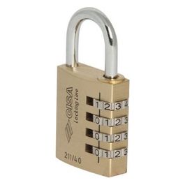 Ll Lucchetto Ottone Mm 40 Combinazione