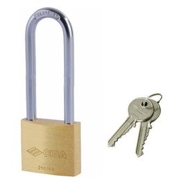 Lucchetto Ottone Mm 40 Arco Extra Lungo