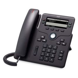 6851 Telefono Ip Nero Cornetta Cablata 4 Linee Wi-Fi