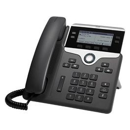7841 Telefono Ip Nero/Argento Cornetta Cablata Lcd 4 Linee