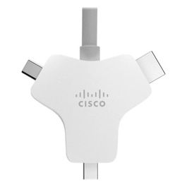 Cisco CAB-HDMI-MUL4K-9M= Cavo di Presentazione Multi-Connettore per Webex Room Kit Mini Hdmi M a Hdmi Mini DisplayPort Usb-C M 9mt