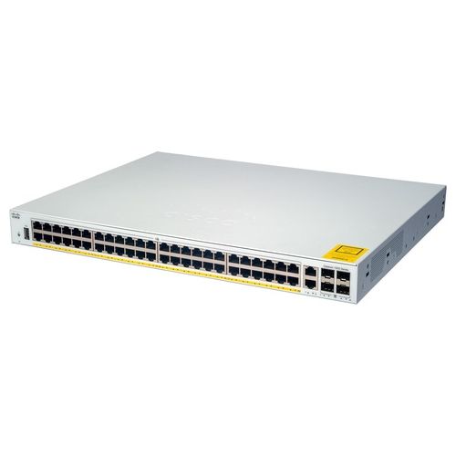 Cisco Catalyst C1000-48P-4G-L Switch di Rete Gestito 48 Porte L2 Gigabit Ethernet 10/100/1000 Supporto Power over Ethernet Grigio