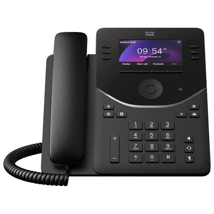 Cisco DP-9851-K9= Telefono VoIP Nero Display LCD 3.7'' Gigabit Ethernet Desk Phone 9851