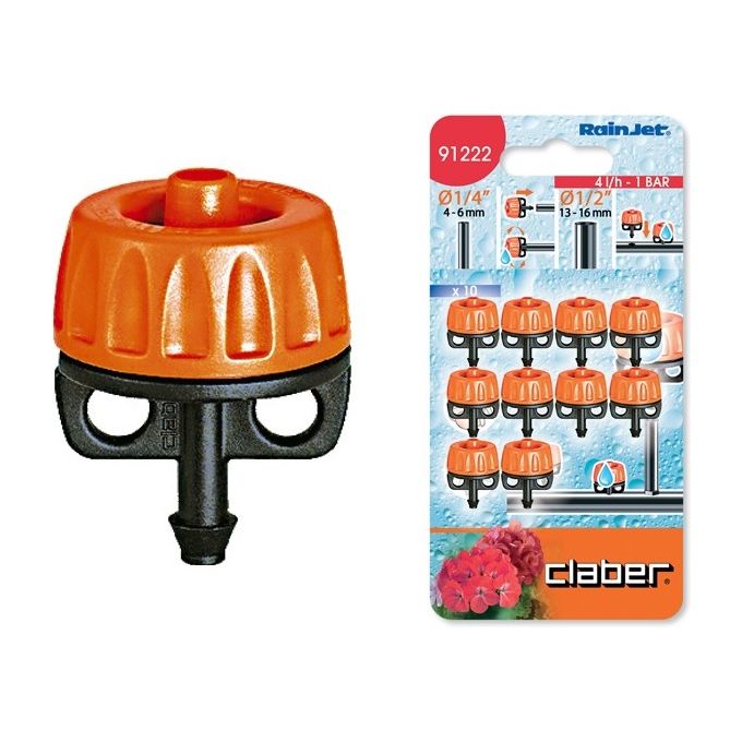 Claber Goccia Gocciolatore Autocomp. Pz 10 91222