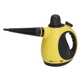 Clatronic DR 3653 Pulitore a Vapore 1050W 250 Milliliters 44 Decibel 18/10 Steel Giallo/Nero