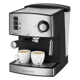 Clatronic ES 3643 Macchina per Caffe' Espresso 15 Bar Nero/Inox