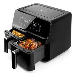 FR 3804 H Friggitrice ad Aria Calda Doppia Nero
