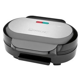 HBM 3696 Hamburger-Maker 2 Posti Nero/Inox