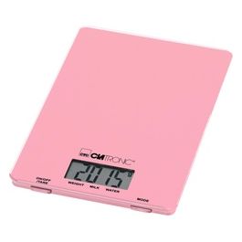 KW 3626 Bilancia da Cucina Extra Piatta in Vetro Rosa