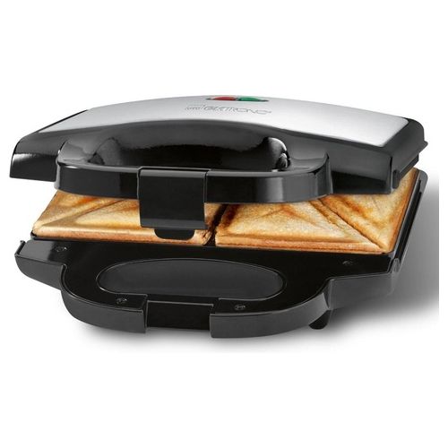 ST 3778 Nero-inox Piastra da Sandwich per 2