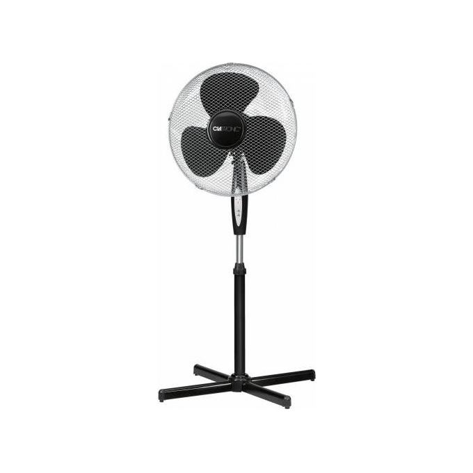 Clatronic VL 3741 S Ventilatore a Piantana 40cm Oscillante 3 Velocita' Nero