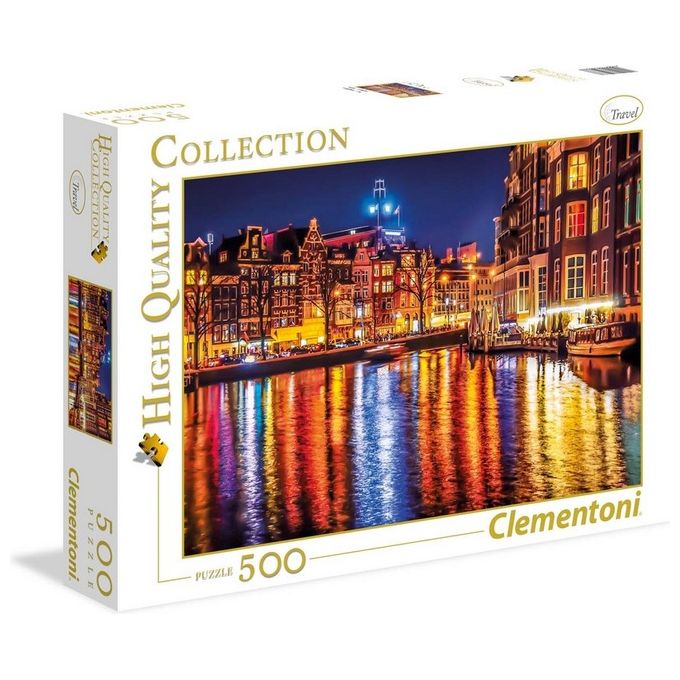 Clementoni 35037 Puzzle 500 Pezzi Amsterdam