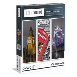 Clementoni 39306 Paris Puzzle Trittico 3 x 500 Pezzi