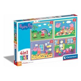 Clementoni 4 Puzzle in 1 Peppa Pig