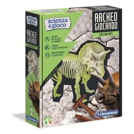 Archeogiocando Triceratopo Luminoso al Buio