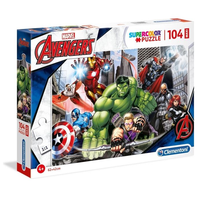 Clementoni Avengers Ready to Fight Maxi Puzzle 104 Pezzi