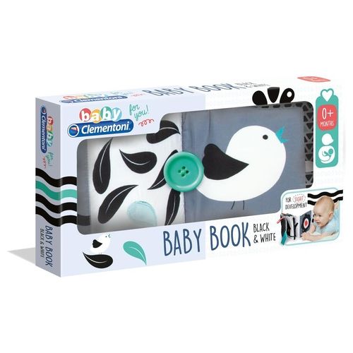 Clementoni Baby Baby Book Black and White