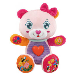 Betta Dolce Orsetta Peluche Interattivo Parlante Educativo 30cm per Neonati