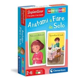 Clementoni Carte Aiutami a Fare da Solo Montessori 2 Anni