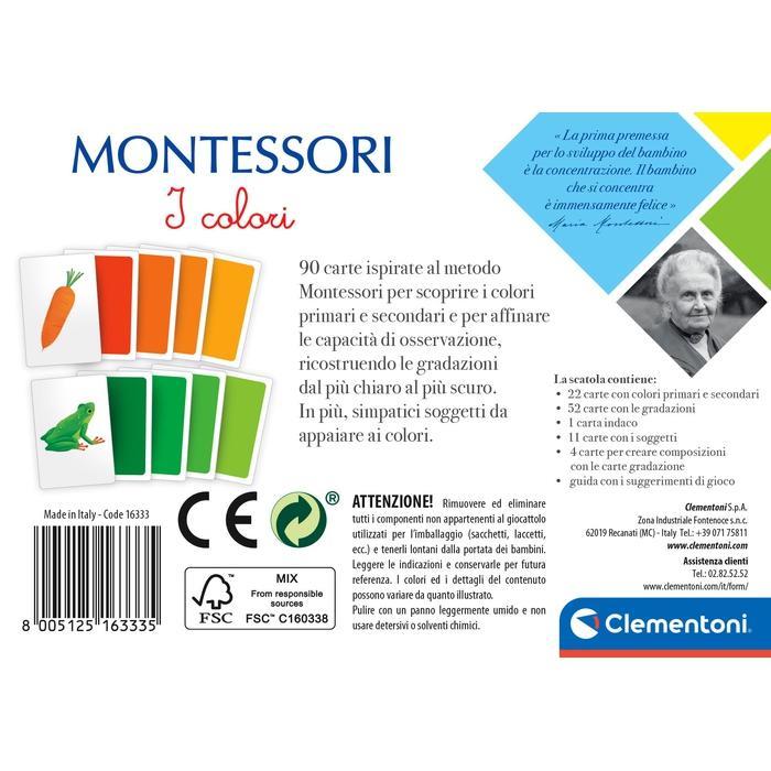 Clementoni Carte Colori Montessori 2 Anni