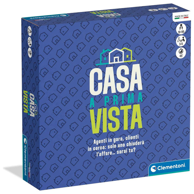Clementoni Casa a Prima Vista Gioco da Tavolo Ispirato al Programma TV