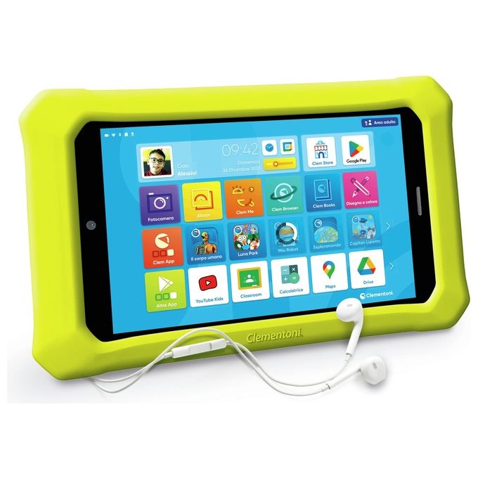 Clementoni Clempad Pro 8'' Tablet per Bambini 6-12 Anni